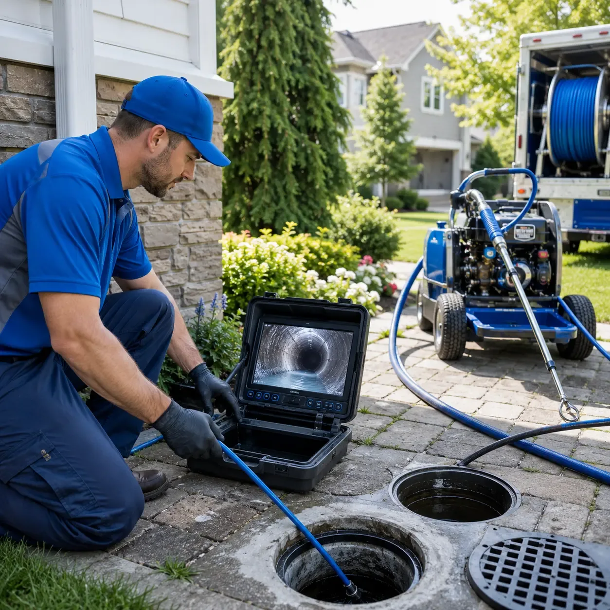 Outdoor drain cleaning professionals serving Kankakee, IL